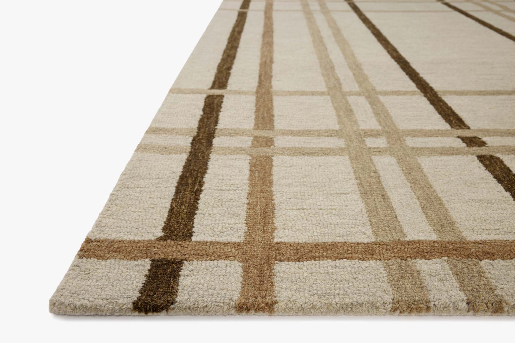 Magnolia Home by Joanna Gaines x Loloi Waylon Natural / Bark Rug White Cliff Studio Area Rugs