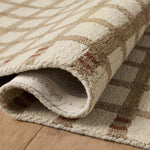 Magnolia Home by Joanna Gaines x Loloi Waylon Natural / Rust Rug White Cliff Studio Area Rugs