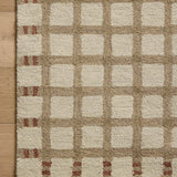 Magnolia Home by Joanna Gaines x Loloi Waylon Natural / Rust Rug White Cliff Studio Area Rugs