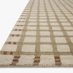 Magnolia Home by Joanna Gaines x Loloi Waylon Natural / Rust Rug White Cliff Studio Area Rugs