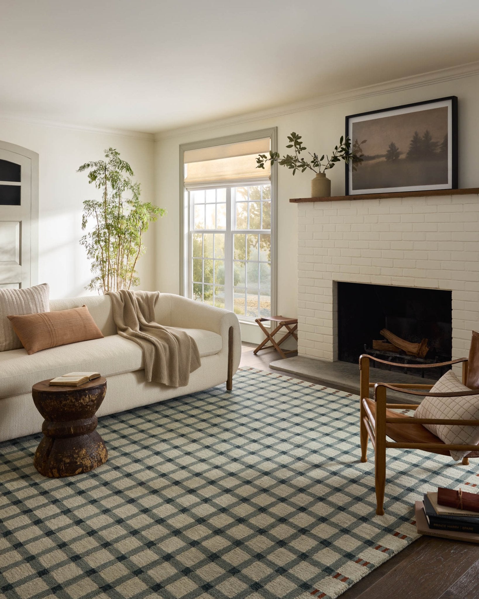 Magnolia Home by Joanna Gaines x Loloi Waylon Spa / Brick Rug White Cliff Studio Area Rugs