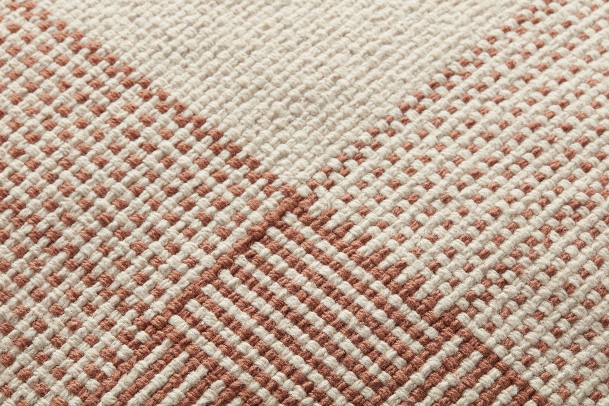 Magnolia Home by Joanna Gaines x Loloi Wells Cream / Terracotta 22'' x 22'' Cover w/Down Pillow White Cliff Studio Pillow