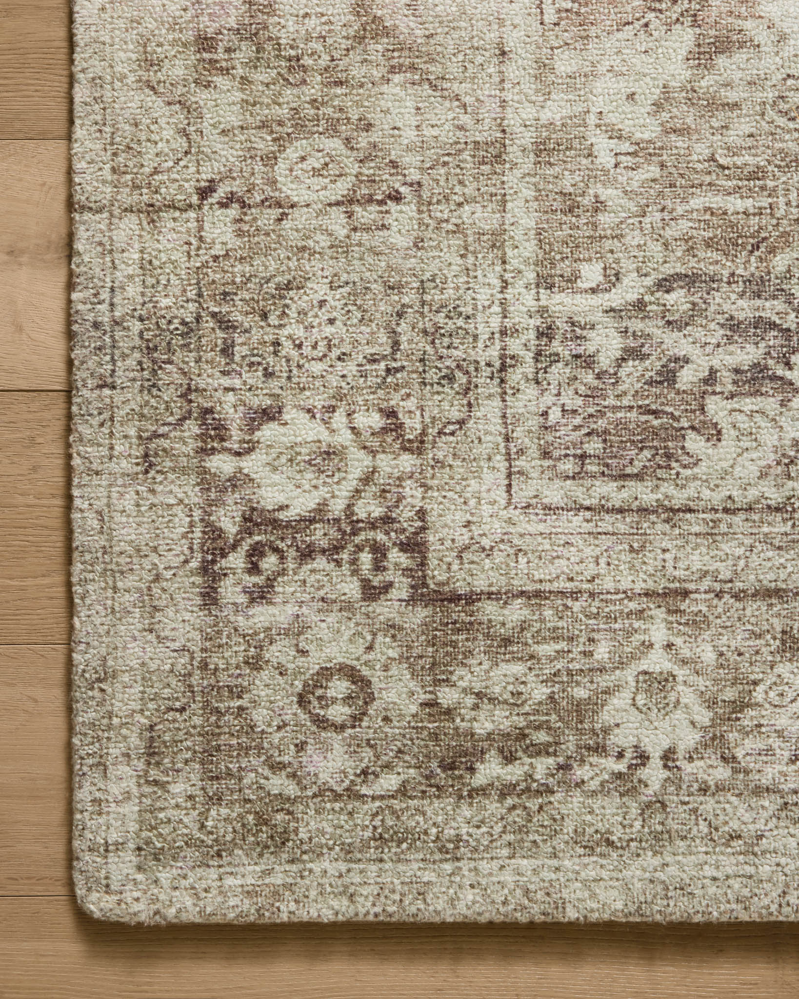 Magnolia Home by Joanna Gaines x Loloi Wimberly Bark / Ivory Rug White Cliff Studio Area Rugs