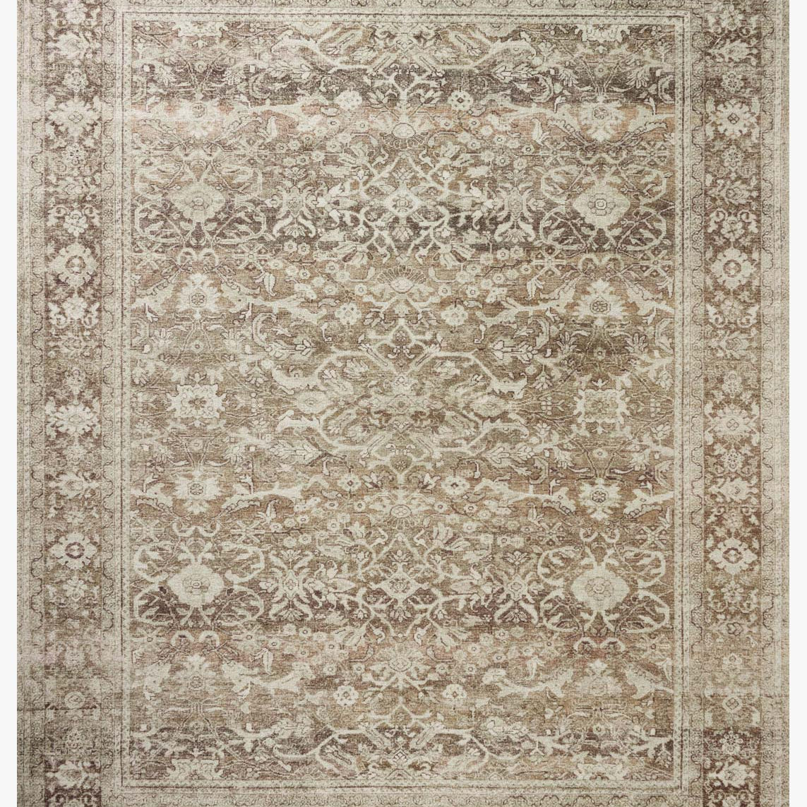 Magnolia Home by Joanna Gaines x Loloi Wimberly Bark / Ivory Rug White Cliff Studio Area Rugs