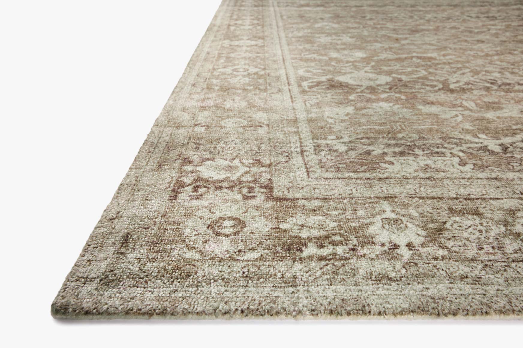Magnolia Home by Joanna Gaines x Loloi Wimberly Bark / Ivory Rug White Cliff Studio Area Rugs