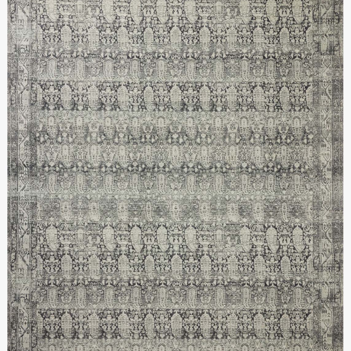 Magnolia Home by Joanna Gaines x Loloi Wimberly Granite / Cream Rug White Cliff Studio Area Rugs