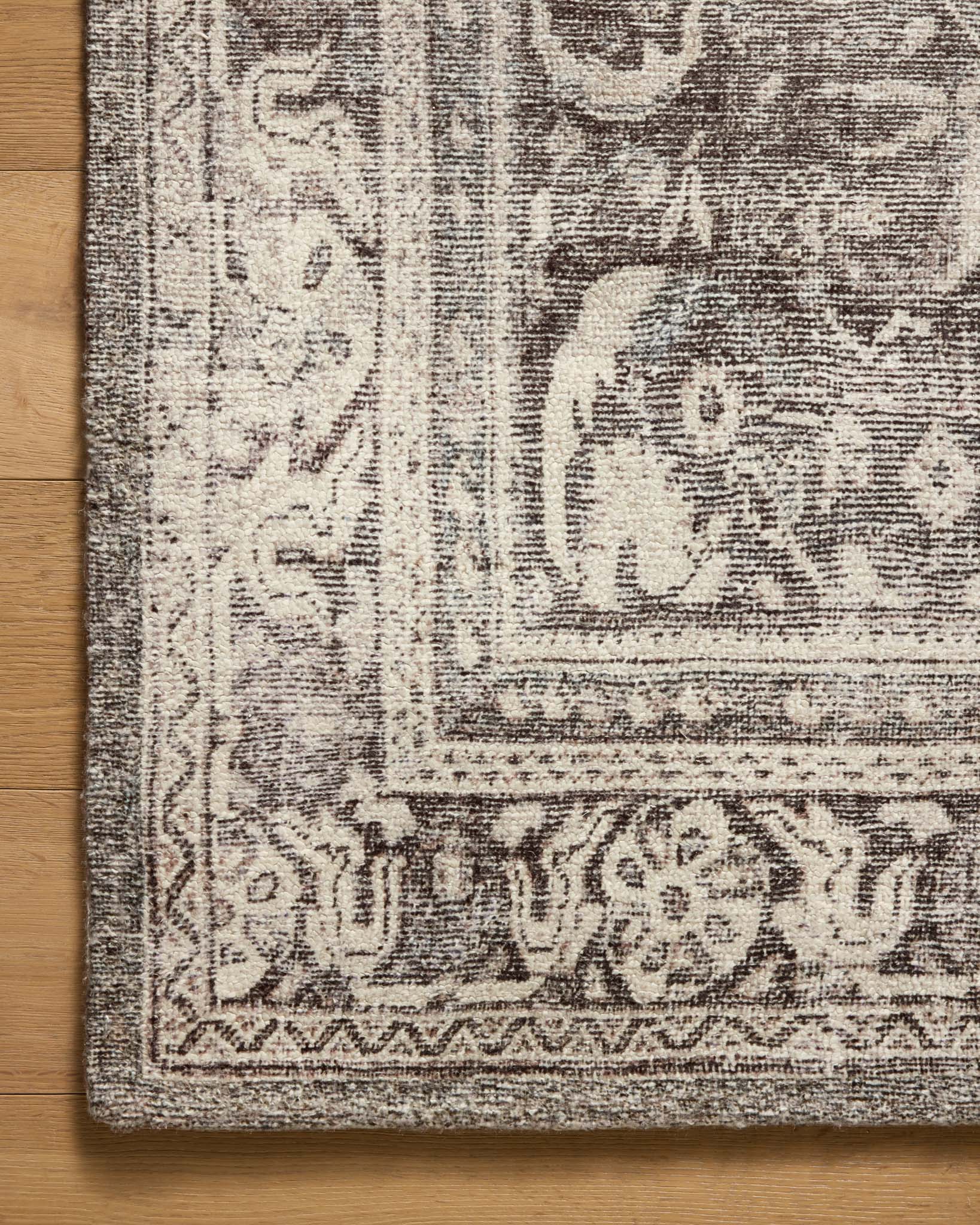 Magnolia Home by Joanna Gaines x Loloi Wimberly Ink / Bone Rug White Cliff Studio Area Rugs
