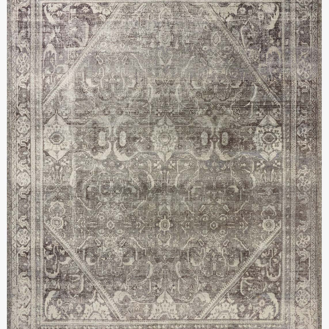 Magnolia Home by Joanna Gaines x Loloi Wimberly Ink / Bone Rug White Cliff Studio Area Rugs