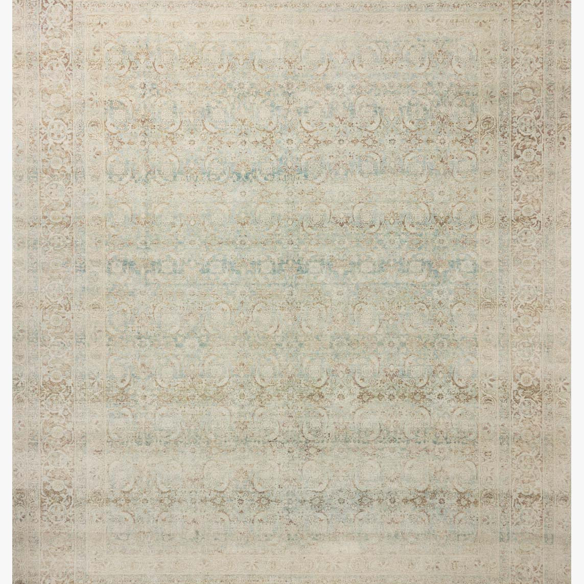 Magnolia Home by Joanna Gaines x Loloi Wimberly Sky / Copper Rug White Cliff Studio Area Rugs