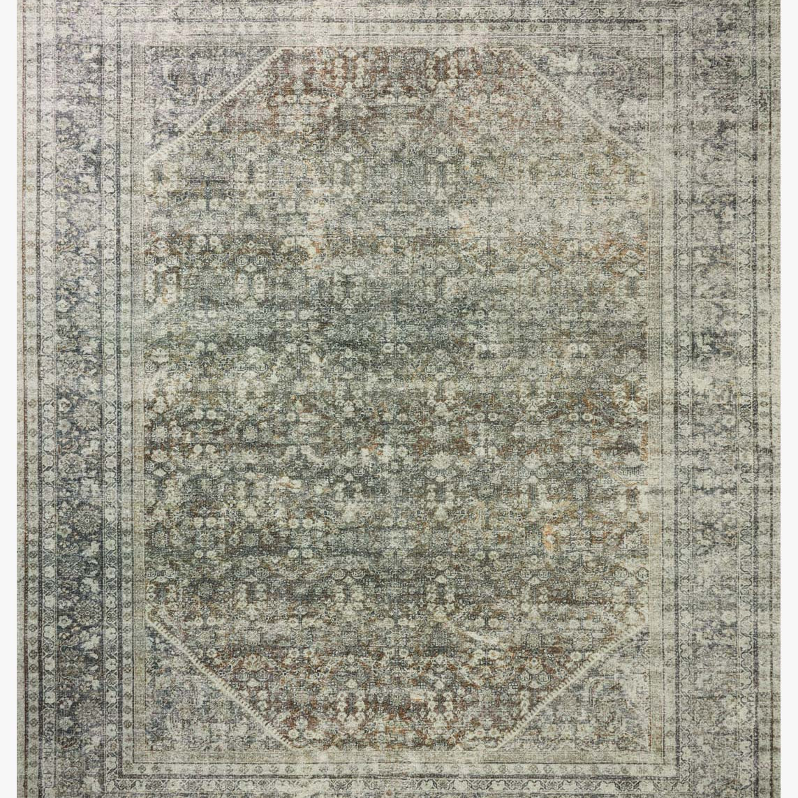 Magnolia Home by Joanna Gaines x Loloi Wimberly Tobacco / Rust Rug White Cliff Studio Area Rugs