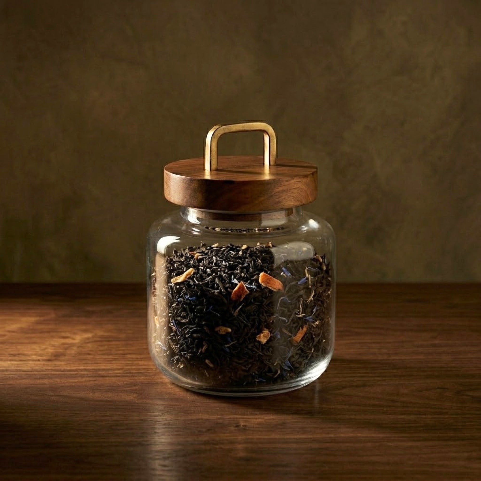 Mariposa Canister, Medium White Cliff Studio Decorative Jar