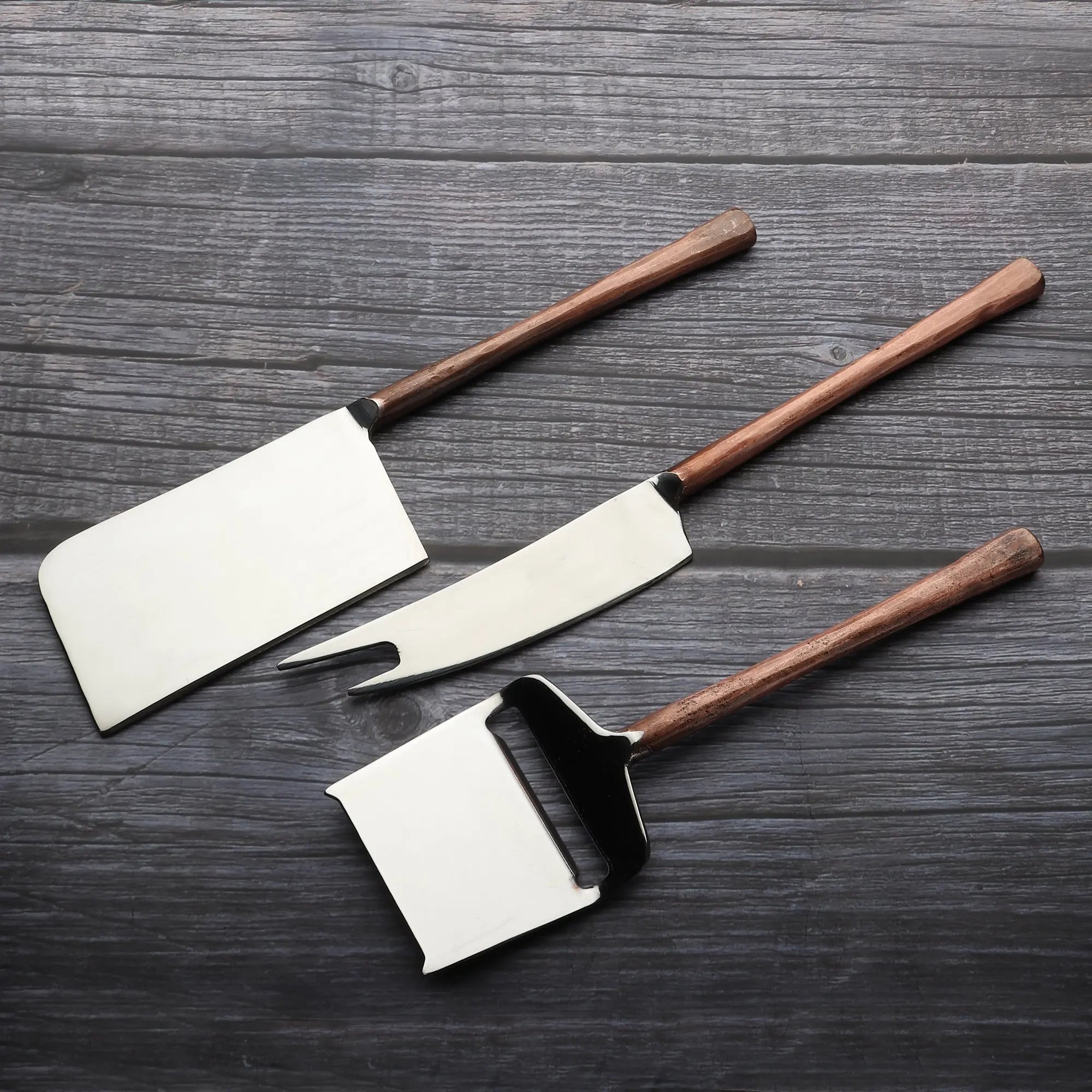 MEDICKI CHEESE KNIFE 3 PC. SET White Cliff Studio Utensils