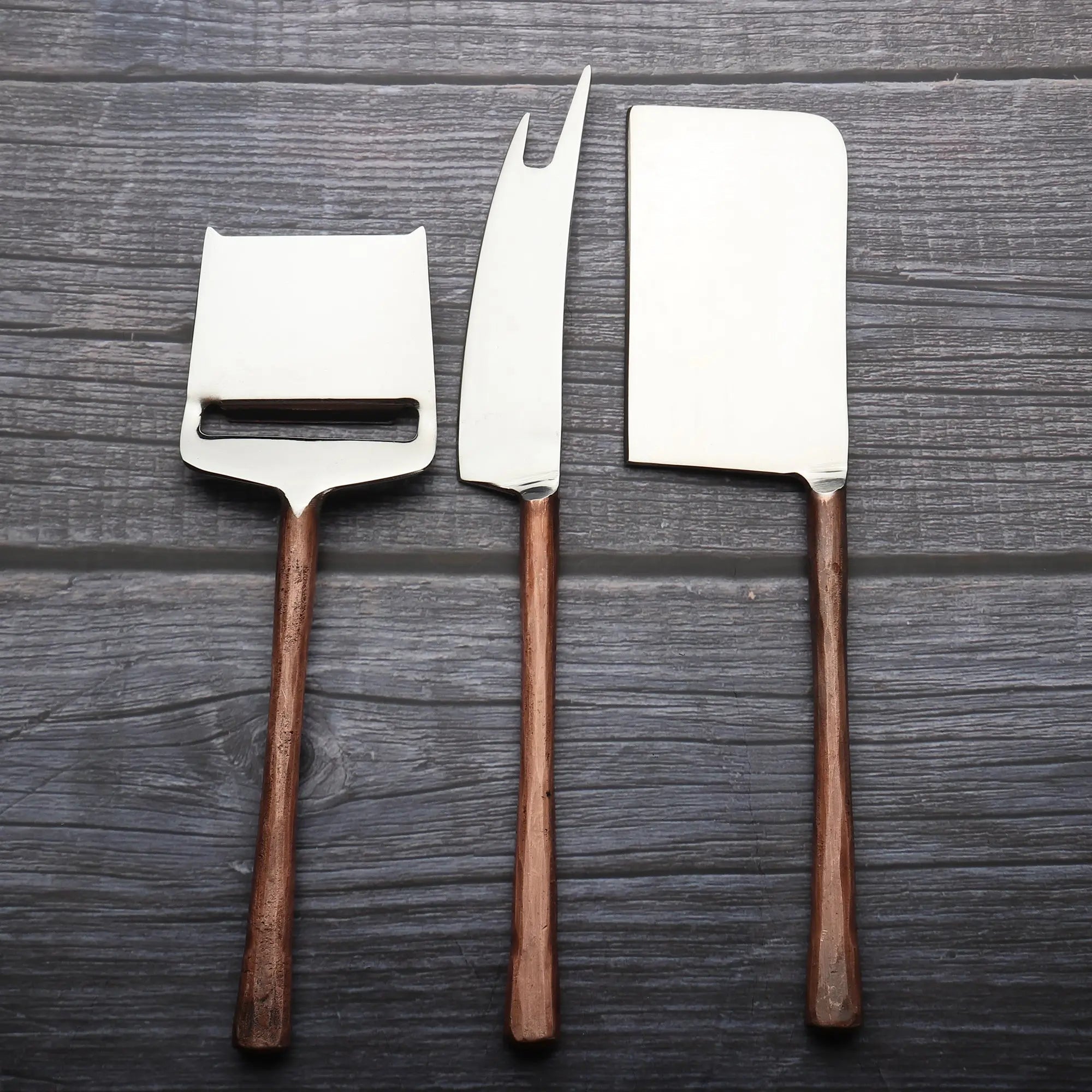MEDICKI CHEESE KNIFE 3 PC. SET White Cliff Studio Utensils
