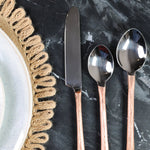Medicki Flatware, 5-Pc. Place Setting White Cliff Studio Flatware