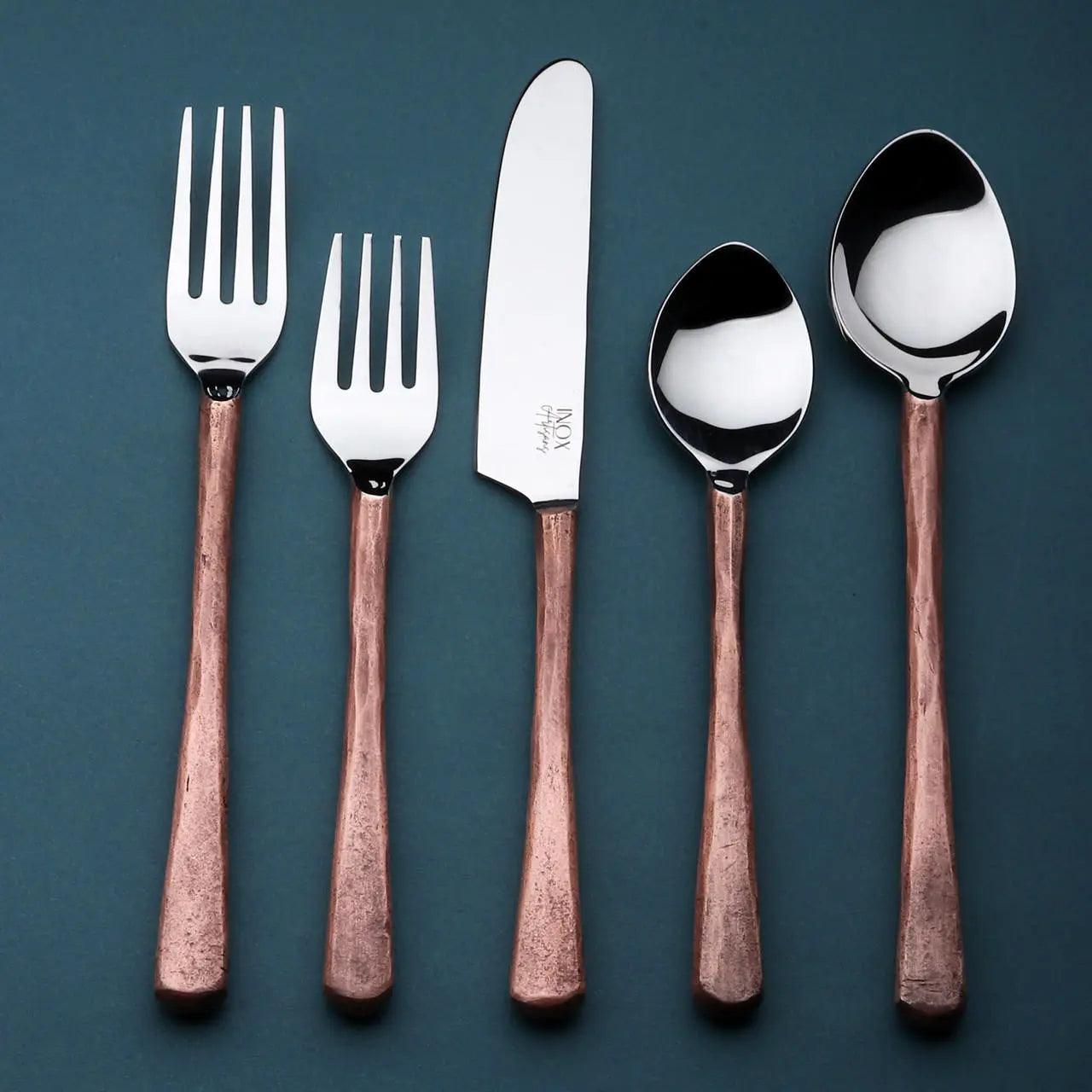 Medicki Flatware, 5-Pc. Place Setting White Cliff Studio Flatware