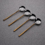 MEDICKI OLIVE SPOON 4 PC. SET White Cliff Studio Flatware