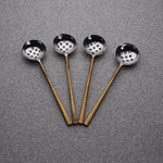 MEDICKI OLIVE SPOON 4 PC. SET White Cliff Studio Flatware
