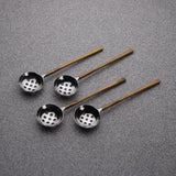 MEDICKI OLIVE SPOON 4 PC. SET White Cliff Studio Flatware