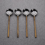 MEDICKI OLIVE SPOON 4 PC. SET White Cliff Studio Flatware