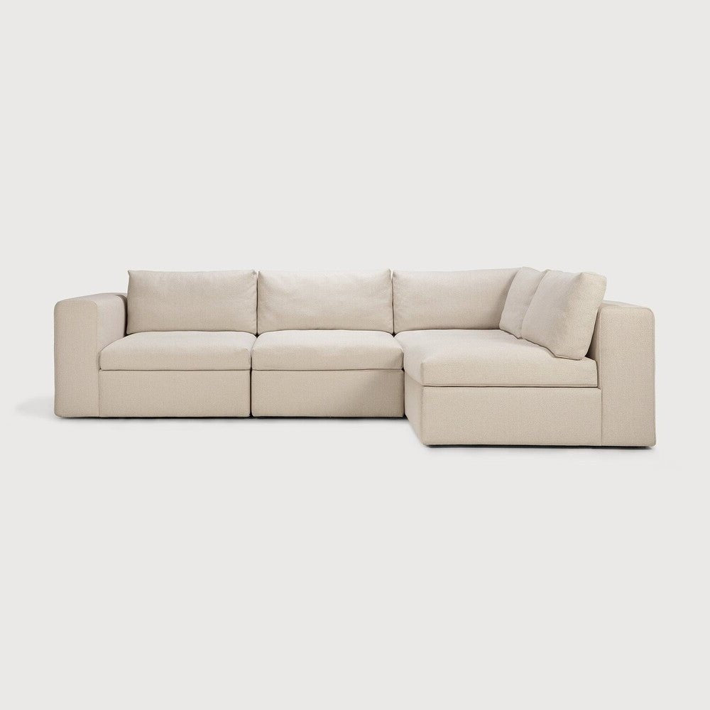 Mellow 4 - Piece Open - Ended Sectional White Cliff Studio Modular Sofas