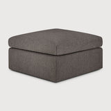 Mellow footstool - Granite Eco fabric White Cliff Studio Ottoman