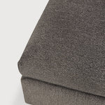 Mellow footstool - Granite Eco fabric White Cliff Studio Ottoman