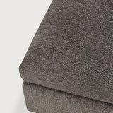 Mellow footstool - Granite Eco fabric White Cliff Studio Ottoman