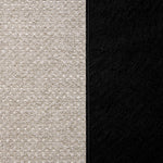 Mellow footstool - Ivory fabric - removable cover White Cliff Studio Ottoman