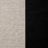 Mellow footstool - Ivory fabric - removable cover White Cliff Studio Ottoman