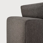 Mellow modular sofa - Granite Eco fabric - 1 seater White Cliff Studio Sofa