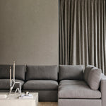 Mellow modular sofa - Granite Eco fabric - 1 seater White Cliff Studio Sofa