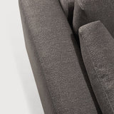 Mellow modular sofa - Granite Eco fabric - 90° square corner White Cliff Studio Sofa