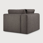 Mellow modular sofa - Granite Eco fabric - 90° square corner White Cliff Studio Sofa