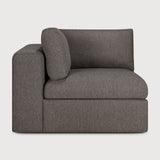 Mellow modular sofa - Granite Eco fabric - 90° square corner White Cliff Studio Sofa