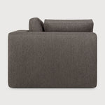 Mellow modular sofa - Granite Eco fabric - 90° square corner White Cliff Studio Sofa
