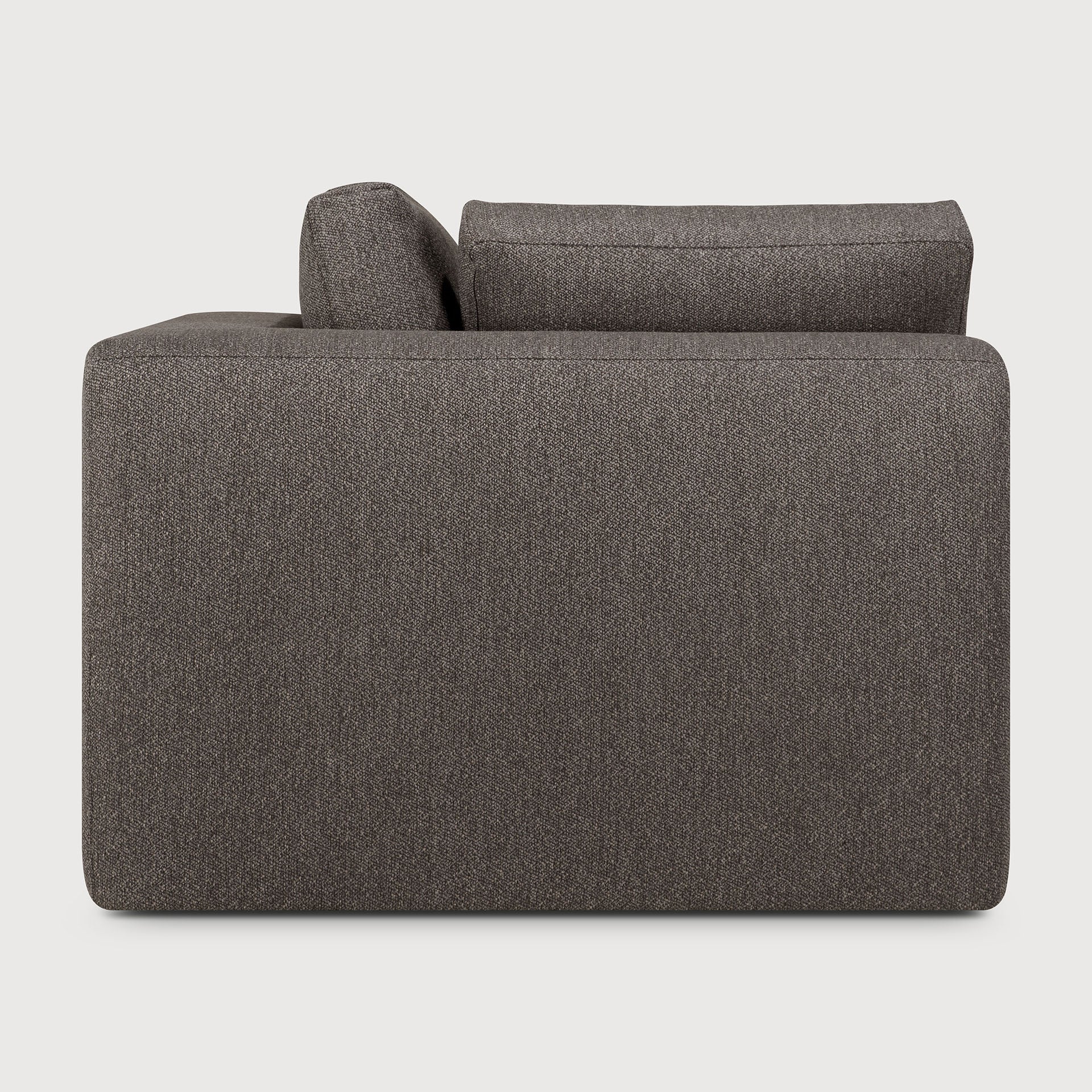 Mellow modular sofa - Granite Eco fabric - 90° square corner White Cliff Studio Sofa