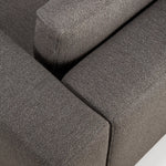 Mellow modular sofa - Granite Eco fabric - end seater with L arm White Cliff Studio Sofa