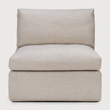 Mellow modular sofa - Ivory fabric - 1 seater - removable frame covers White Cliff Studio Sofa