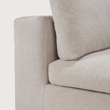 Mellow modular sofa - Ivory fabric - 1 seater - removable frame covers White Cliff Studio Sofa