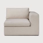 Mellow modular sofa - Ivory fabric - end seater left and right - removable frame covers White Cliff Studio Sofa