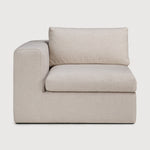 Mellow modular sofa - Ivory fabric - end seater left and right - removable frame covers White Cliff Studio Sofa