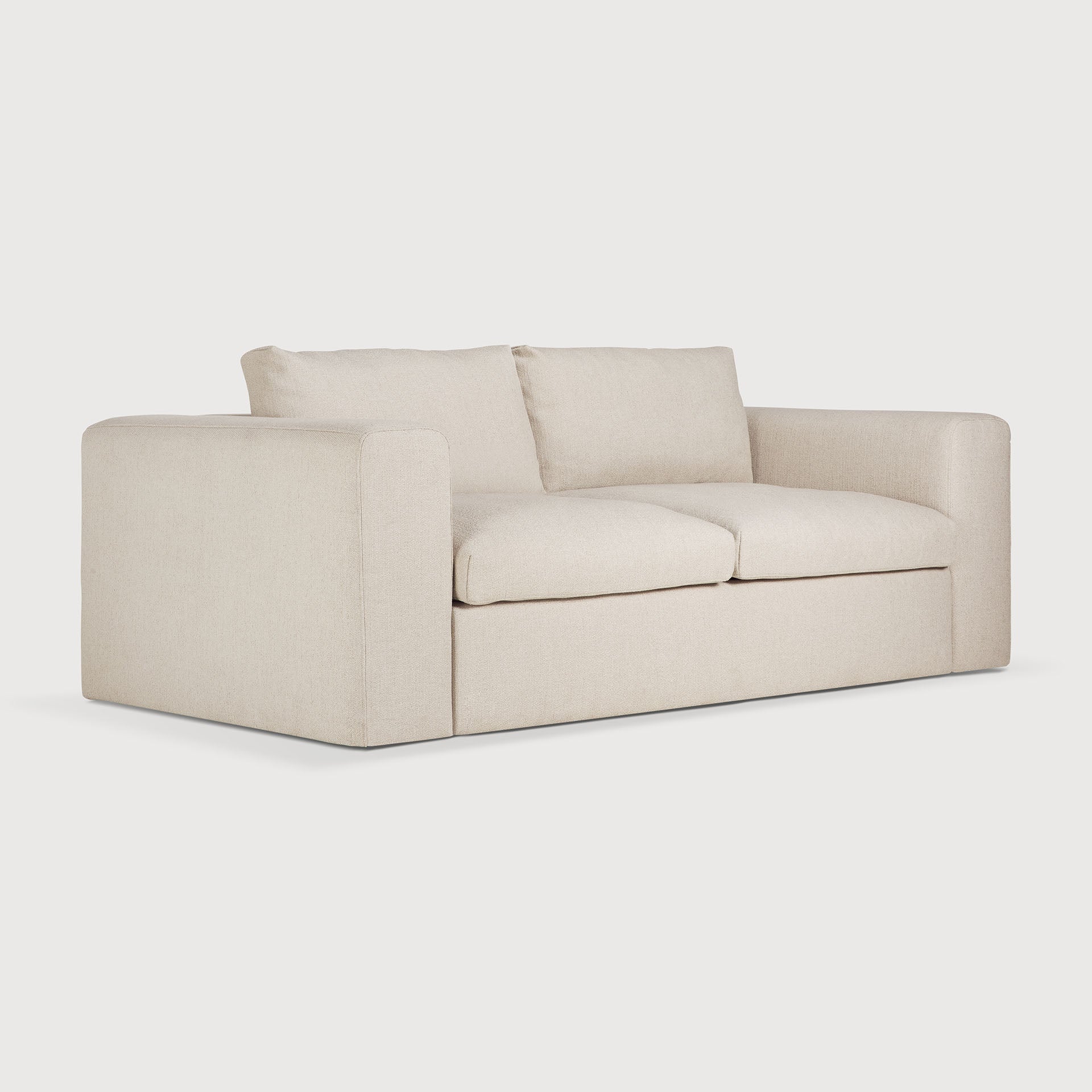 Mellow sofa - Off White Eco fabric - 2.5 seater White Cliff Studio Sofa