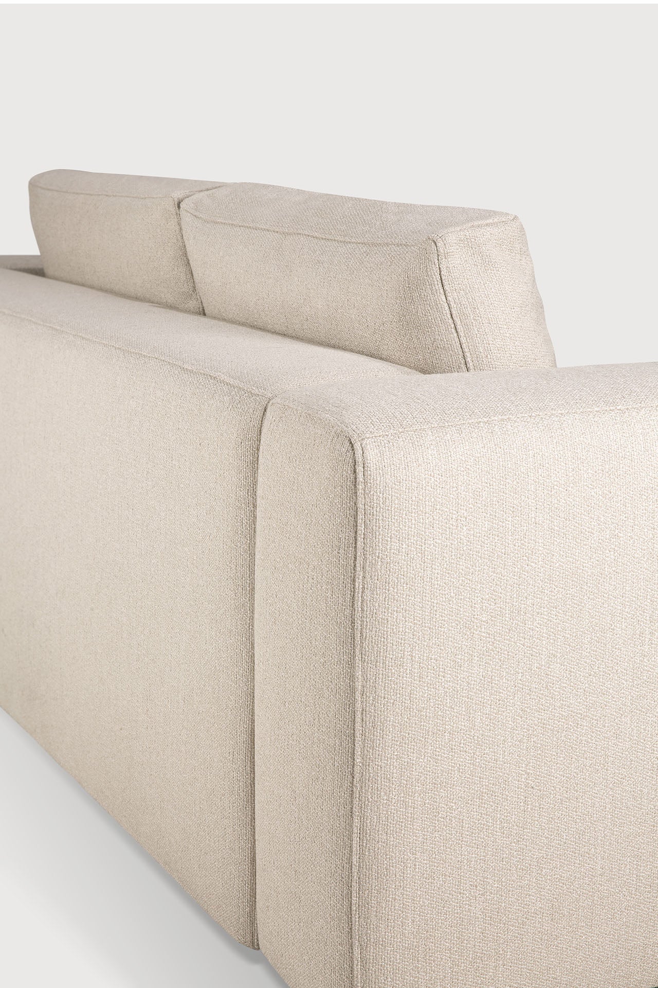 Mellow sofa - Off White Eco fabric - 3 seater White Cliff Studio Sofa