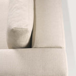 Mellow sofa - Off White Eco fabric - 3 seater White Cliff Studio Sofa