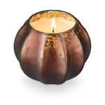 Midnight Pumpkin Mercury Glass Pumpkin Candle White Cliff Studio Candles