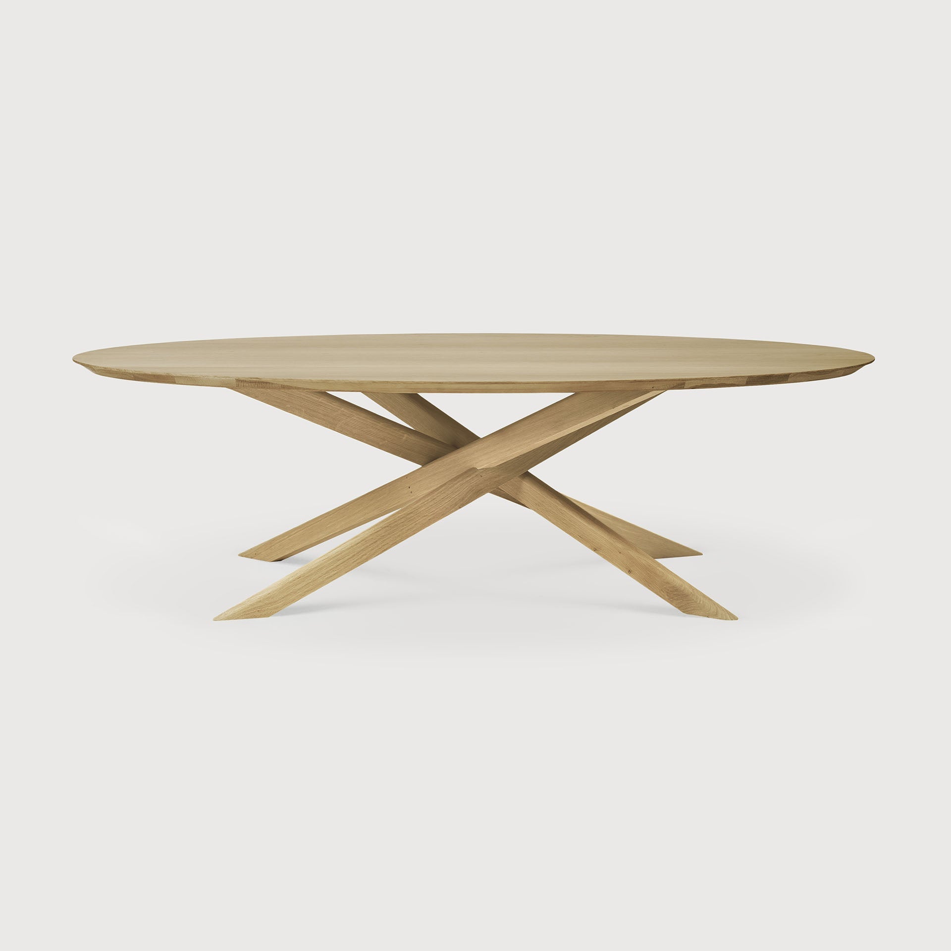 Mikado coffee table - oak - oval White Cliff Studio COFFEE TABLE