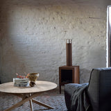 Mikado coffee table - oak - round White Cliff Studio COFFEE TABLE