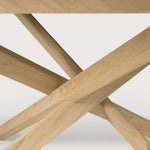 Mikado coffee table - oak - round White Cliff Studio COFFEE TABLE