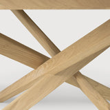 Mikado coffee table - oak - round White Cliff Studio COFFEE TABLE