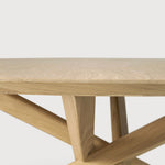 Mikado coffee table - oak - round White Cliff Studio COFFEE TABLE